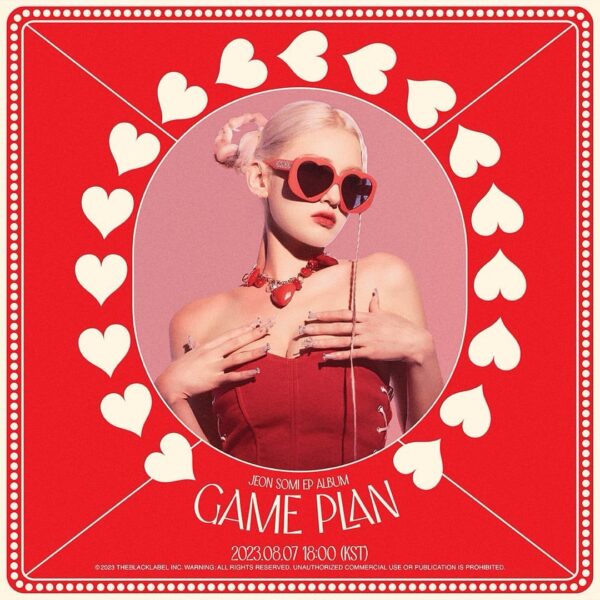 Jeon Somi, a cantora anunciou a tão esperada data de seu comeback. EP solo intitulado "GAME PLAN" será lançado no dia 07 de agosto.
