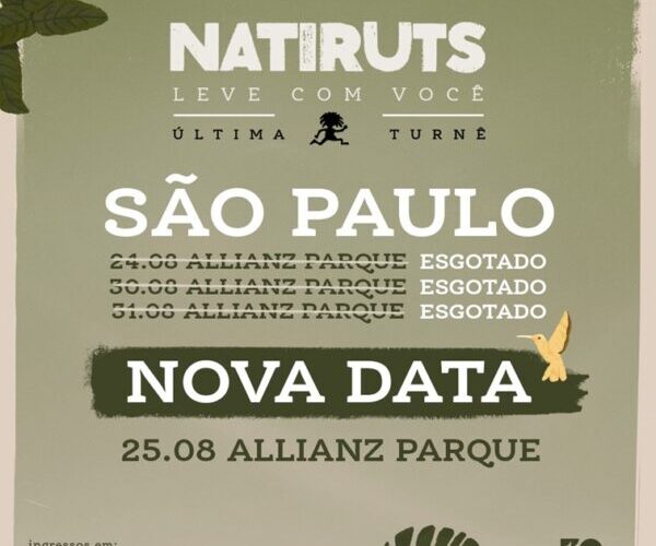 Natiruts: turnê “Leve com Você” esgota toda as datas em São Paulo!